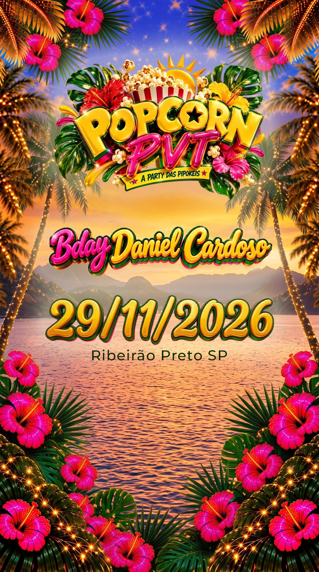 POPCORN PVT — A Party das Pipoketes